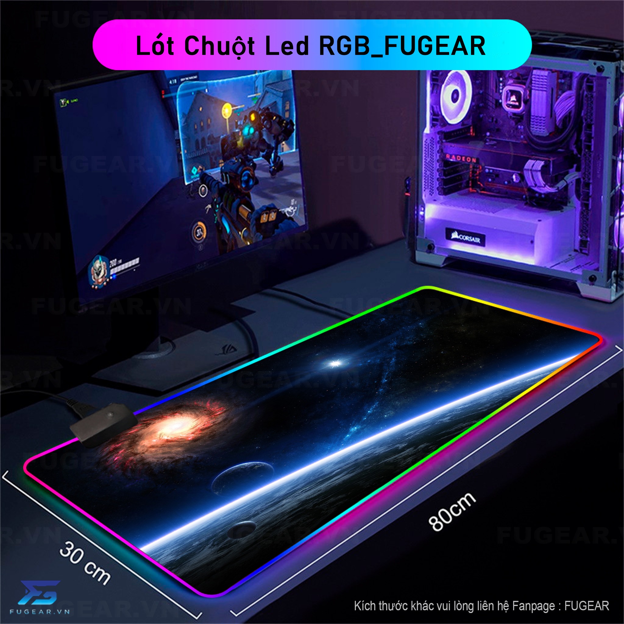 Pad chuột RGB P60