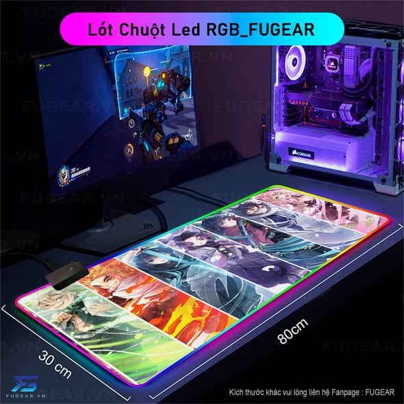 Pad chuột RGB P50